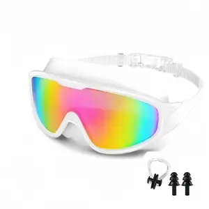 Swimming Goggles with Anti-Fog and UV Protection, Waterproof Swim Glasses for Men and Women, Ideal for Pool and Beach Vacations