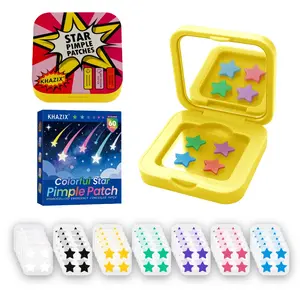 Star-Shaped Hydrogel Acne Patches, 60pcs Portable Mirror Box Design, Essential Personal Care & Party Beauty Tips, Suitable All Skin Types