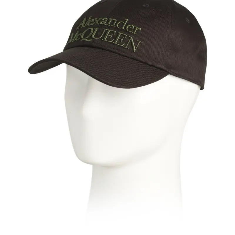 ALEXANDER MCQUEEN Made In Italy Designer Unisex Baseball Cap
