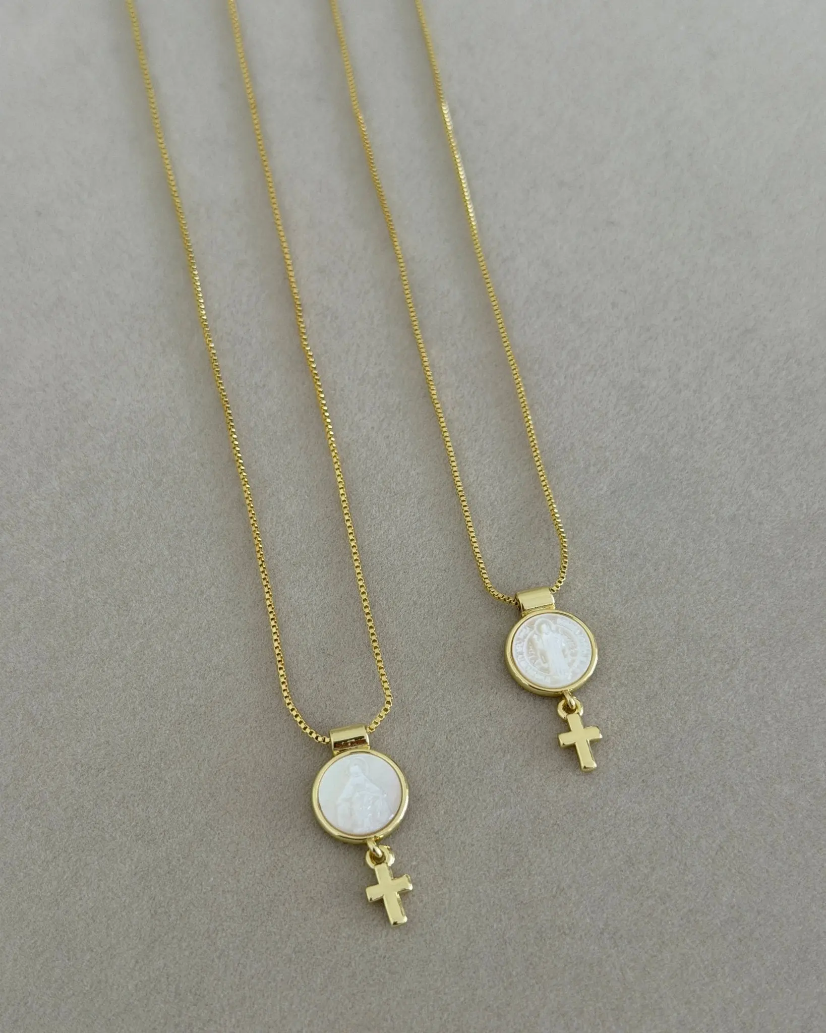 Cross Medallion Necklace