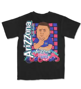 Black Rizzler Berry Cotton T-Shirt