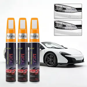 3PCS Touch Up Paint for Cars, Car Paint Scratch Repair, 2-In-1 Car Touch Up Paint Fill Paint Pen, Quick & Easy Solution to Repair Minor Automotive Scratches,12ml