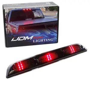 Ford F-150 2015-2020, F-250 F-350 2017-up, Ranger 2019-up, Maverick 2022-up, Smoked Lens Raptor Style 3-Dot LED High Mount Third Brake Light Kit Excluding Raptor