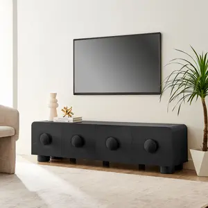 Sonnet 69" Low Profile TV Stand in Black