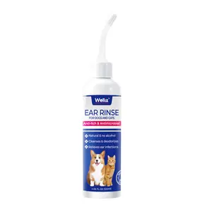 Wellix Ear Cleaner for Dogs & Cats – Honeysuckle Itch & Odor Relief, 120ml