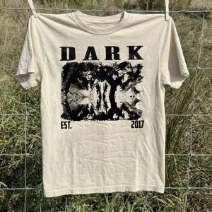 90s Vintage Astronaut Space Series - Dark Cinematic TV Style Graphic Tee