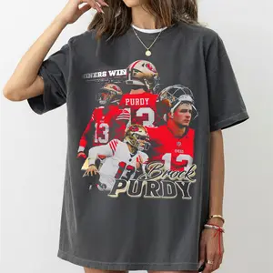 Vintage Brock Purdy T-shirt, Gift For Fan, Gift For Her, Gift For Him