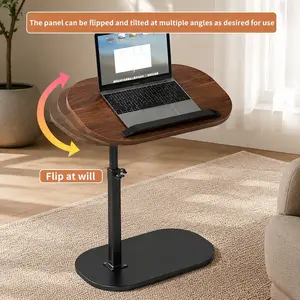 Versatile Adjustable Side Table for Home Office, Living Room, and Bedroom - Portable Folding Desk, Perfect for Office, Coffee, and Bedside Use, Great Gift Idea