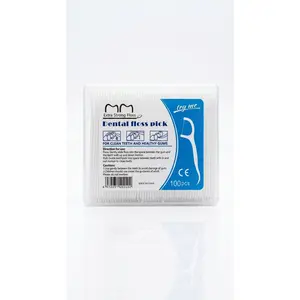 Orthodontic 2X Cleaning Dual-Line Floss Picks, 100-Count Travel Box – Safe for Braces, Gentle & Durable