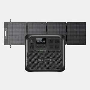 BLUETTI Solar Generator AC180 with PV200, 200W Solar Panel, 1152Wh Portable Power Station, LiFePO4 Emergency Power for Camping, Off-grid, Power Outage