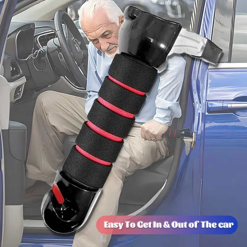 [Perfect Gifts for Parents]3-in-1 Car Handle Assist Kit for Elderly |   Firm Grip Door Handle & Multifunctional Support for Seniors to Sit in Back Seat Adjustable Handlebar Vehicle Autos