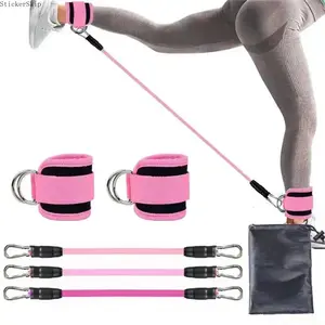 2026 NEW Ankle Straps Resistance Bands Set – Adjustable Cable Ankle Straps for Glute & Leg Workout, Booty Bands for Gym & Home Training, Durable Non-Slip Fitness Bands for Strength Training