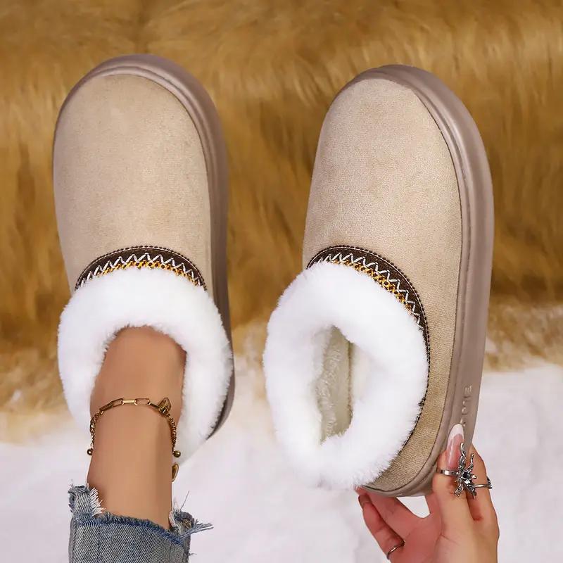 Women's Winter Slippers Warm Cotton Shoes House Slippers