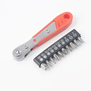 Right Angle Bending Ratchet Screwdriver Handheld Steel Material Non-electric Magnetic Tool for Industrial & Scientific Use