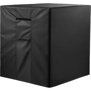 VEVOR AC Unit Covers for Outside, 38 x 38 x 40 Inches All-Around Protection & Adjustable Drawstring Air Conditioner Conderser Cover Waterproof Durable Fit, Black