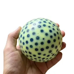 VE_SQUISHY Pastel Glow Popping Squishy Stress Relief Fidget Toy ASMR Pimple Pop Handmade Glow-in-the-Dark Bead Popping Balls Safe Non-Toxic