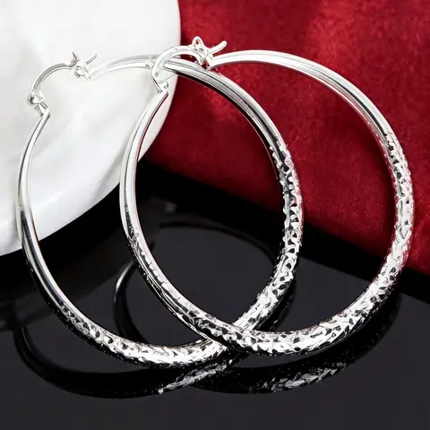 Elegant Silver Color Ear Cuffs, Earrings Hoops for Women, Low Allergy Design, Hypoallergenic Earrings, Perfect for Daily Wear & Holidays, Ideal Valentine Gift