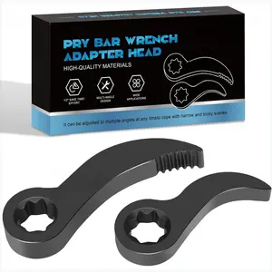 Pry bar wrench adapter,Half Shaft Removal Car Repairing Tools ,Half Shaft Removal Tool ,High quality Crowbar Adapter,2025 Upgraded version1/2"pry bar wrench adaptor head,Ratchet pry bar attachment (2)