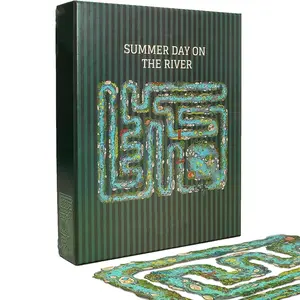 All-Edge Jigsaw Challenge - Summer Day on The River Edge Piece Puzzle for Adults & Kids, Fun and Challenging Puzzle Game for Family Time, Jigsaw Puzzles