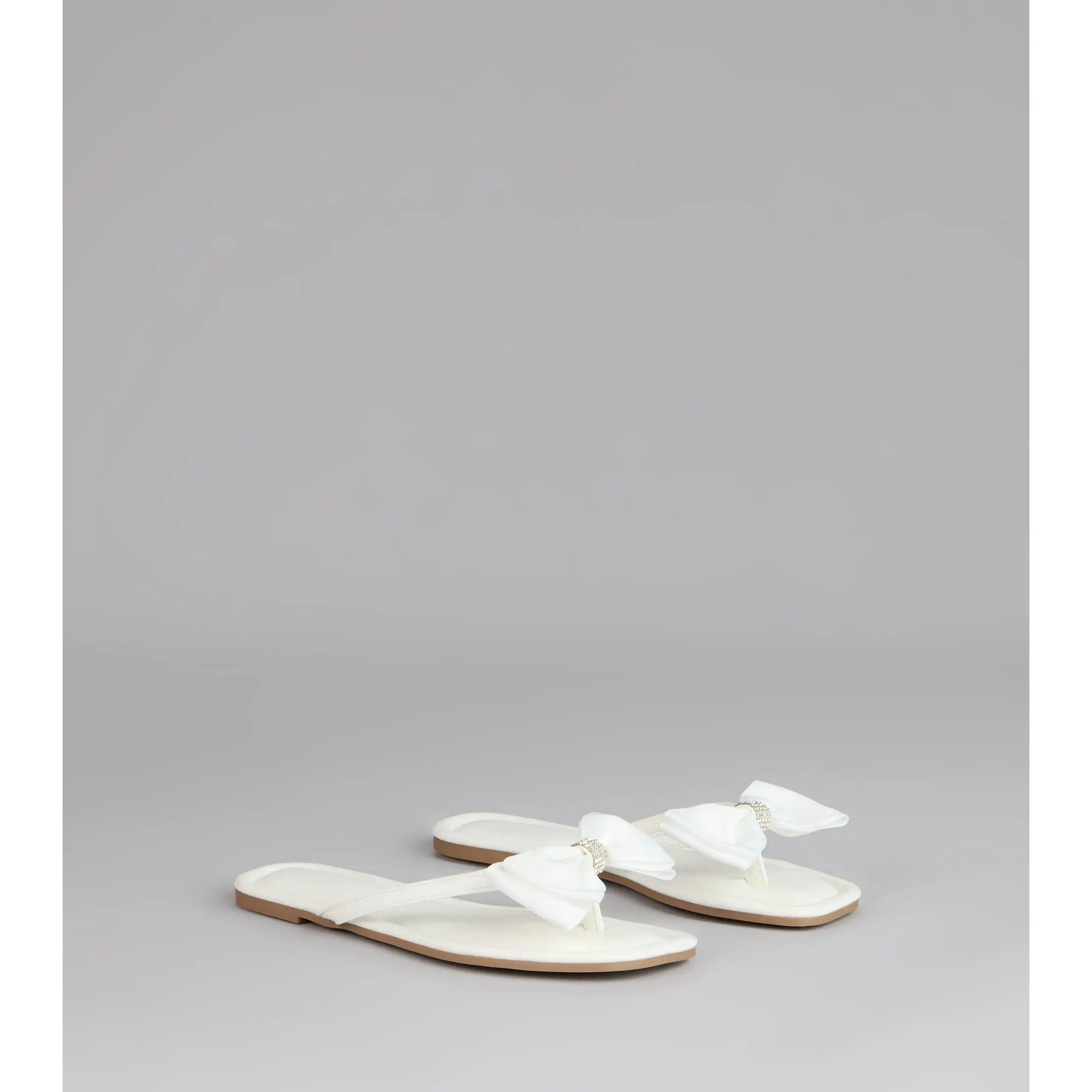 Sweet Steps Bow Thong Sandals