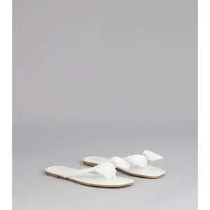Sweet Steps Bow Thong Sandals
