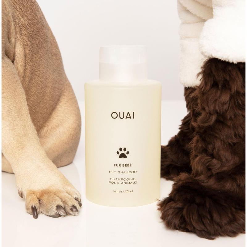 OUAI Fur Bébé – Gentle Pet Shampoo for Clean, Soft & Fresh-Smelling Fur - 16 fl oz / 474 ml