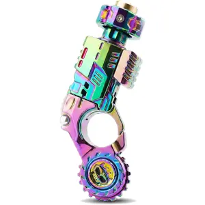 Mechanical Fidget Spinner Steel Desk Toy for Adults and Teens, Heavy Duty Metal Sensory Tool for Focus and Calming, Hand Tactile Gadget for Office Work and Study