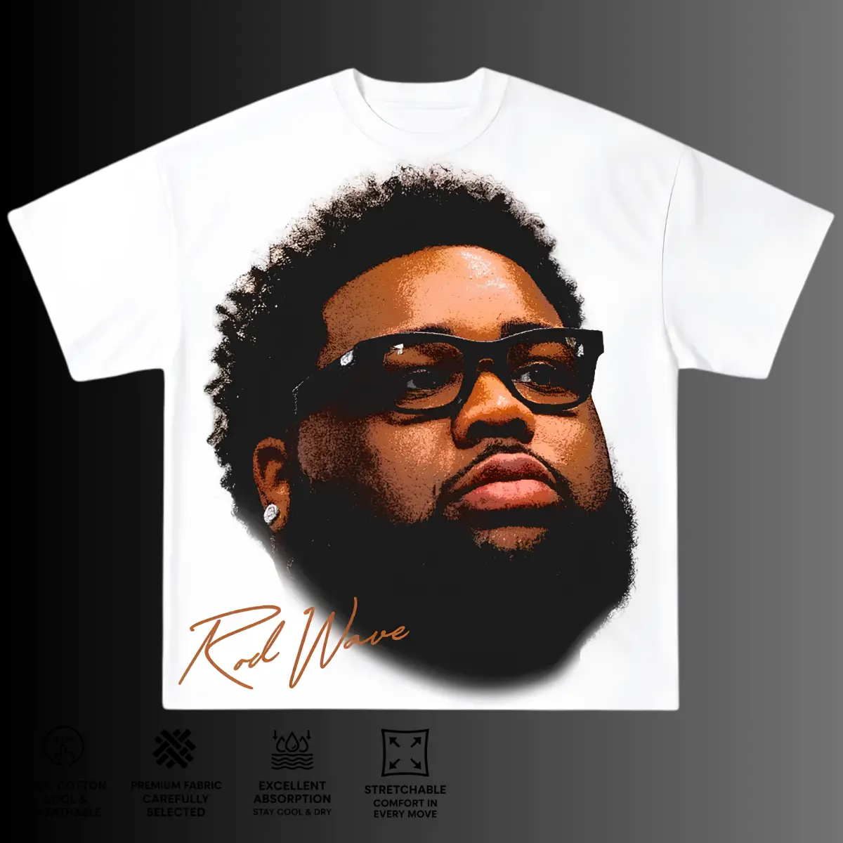 Rod Wave Don't Look Down Tour 2026 Shirt ,Rod Wave Tour Dates T-Shirt,Double Sided Concert Graphic Tee, Rap Music Merch, Unisex Cotton Shirt, Gift for Fans