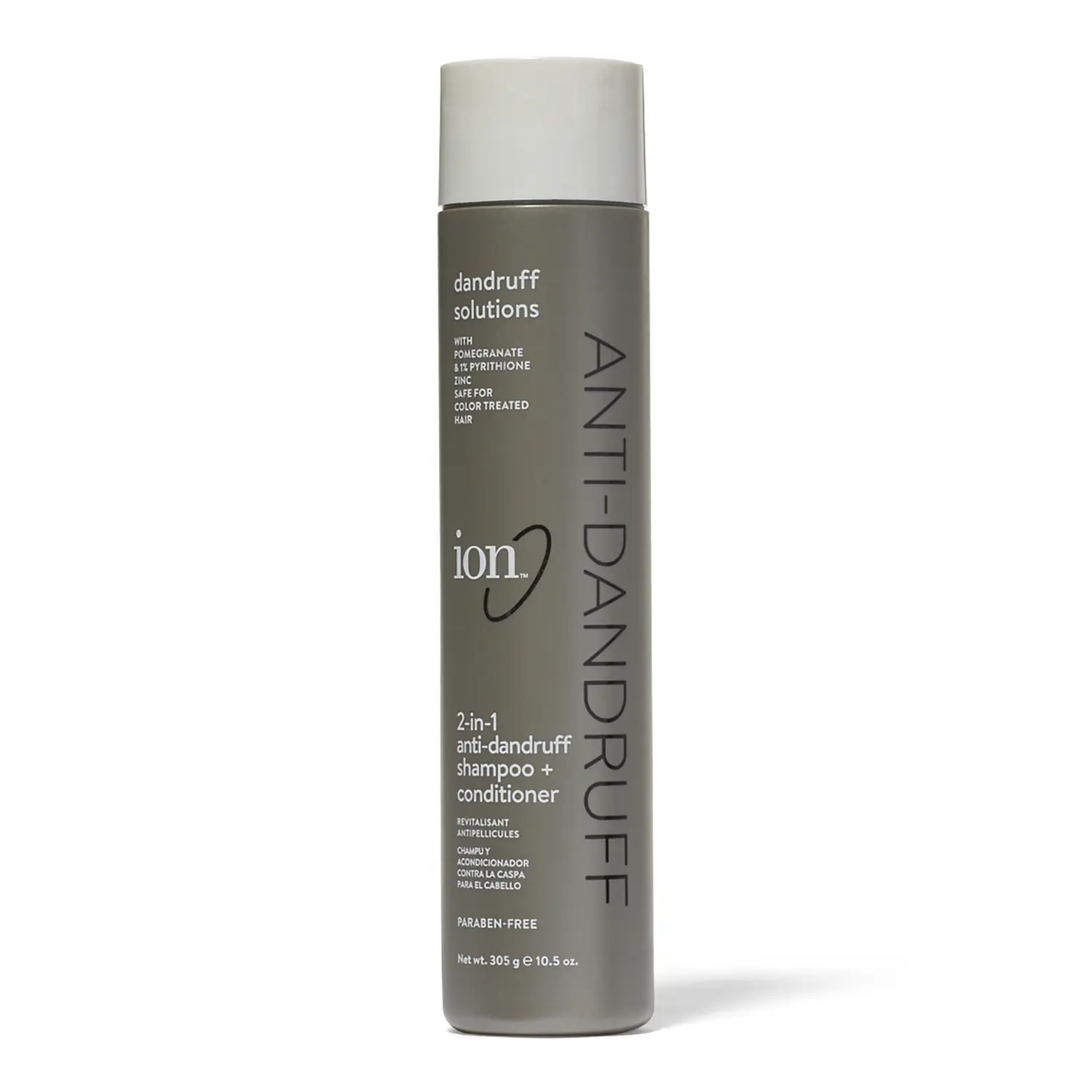 Ion 2 in 1 Anti Dandruff Shampoo & Conditioner, Gently Cleanses, All Hair Types, Relieves Irritation, Itching, and Flaking, Vegan, Paraben Free