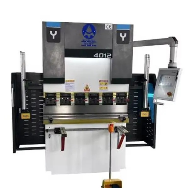 AOXUANZG Mini Automatic CNC Press Brake Machine with Core Motor, Anti-Torque Ball Screw Linear Guide, Electromagnetic Clamp, Ft Switch for Sheet Bending of Iron, Copper, Stainless Steel, Carbon Steel, Aluminium Sheets + Free Mold Set, Customizable Mold, F