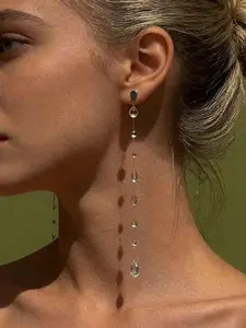 Fashion Creative Drop Earrings, Transparent Dewdrop Resin Ear Studs, Perfect for Women's Daily Wear, Beach Vacation, Gift for Loved Ones🎁, Dangle Earrings