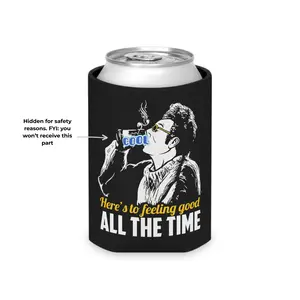 Here's To Feeling Good All The Time Can Cooler, Seinfeld Koozie
