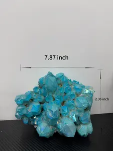 Kelsey(11162)gc.Aqua Aura Quartz Cluster