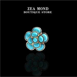 Copper alloy resin fashion ring for women, versatile, G-ZH-96