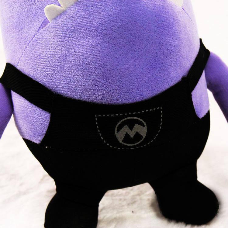 Purple Evil Minion Plush Toys Set, Cute Stuffed Animal Dolls, Couple Birthday Gift, Party Decor for Kids & Movie Fans $EFT