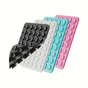 1Pcs Silicone Suction Mount for Cellphone, Mobile, Smartphone Case - Adhesive Grip & Stand for Home Organizer Storage Rack Accessories summervibes☀️ Non Slip Holder