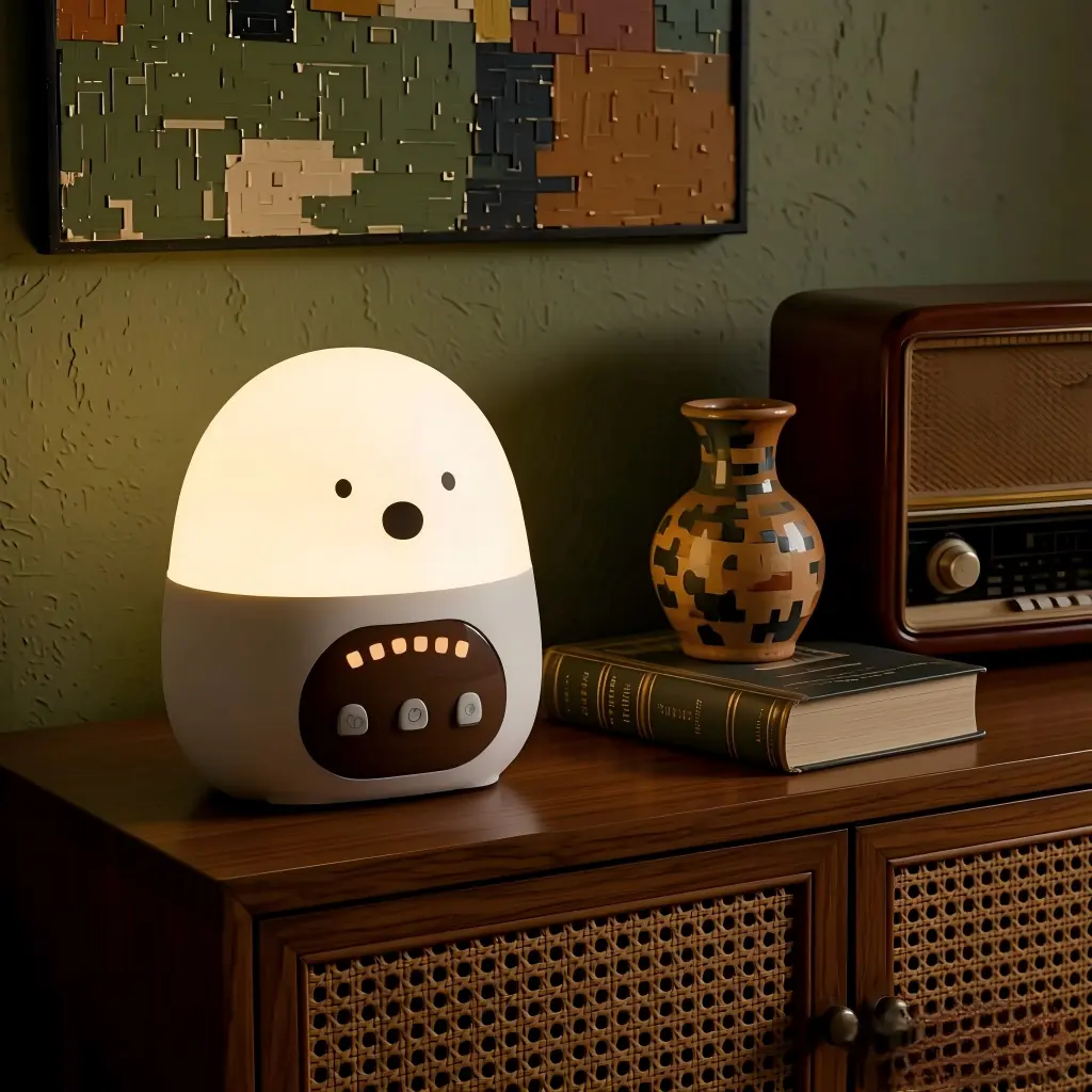 Rechargeable Bear-Shaped Color Adjustable LED Novelty Night Light - Decorative USB Power Lamp, Figure Novelty Lighting, 3 Color Modes, Dimming Function, Button-Touch Dual Control, Long-Lasting Battery for Bedroom Indoor Use