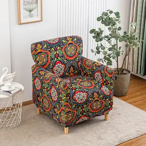 1pc New Color Elastic Stretch Sofa Cover Medieval Modern Armchair Cover, Soft Furniture Protector, Suitable for Living Room and Office, Comfortable Chair Decor