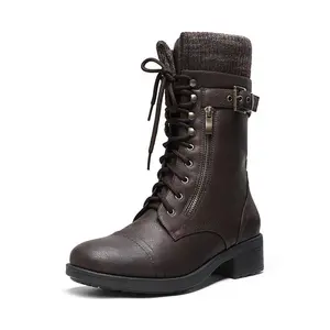 Dream Pairs Winter Mid Calf Riding Boots