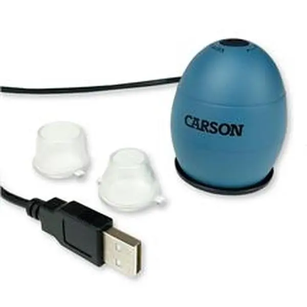USB Digital Computer Microscope with 81x Effective Magnification, Surf Blue