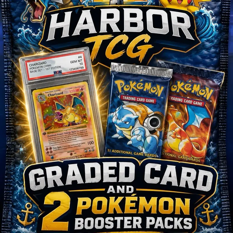 Pokemon Elite Slab & Packs Mystery (Read Description)