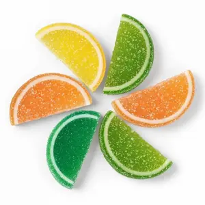 NY Spice Shop - Sour Mix Jelly Fruit Slices - 1lb, 3lb, 5lb - Premium Sour Peach, Sour Apple, Lemon, and Lime Gummies - Bold Fruity Sour Flavors - Chewy Tangy Jelly Treats - Colorful Slices - Bite-sized Assortments