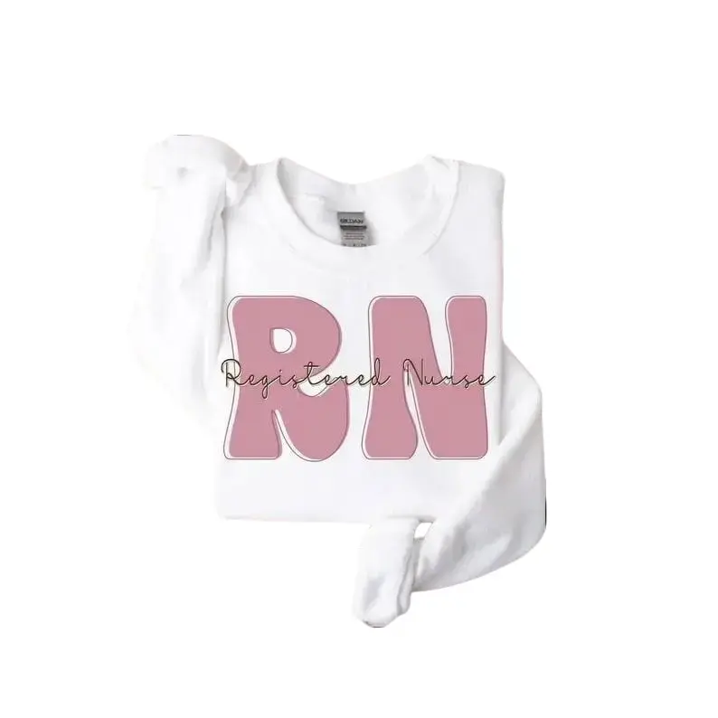Registered Nurse Shirt for Women, Nursing Sweatshirt or Tshirt for Nurse, RN TShirt for Registered Nurse, Gift for Registered Nurse, Nurse Shirts Top Womenswear
