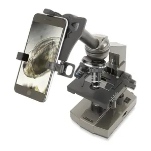 Carson  100x-1000x Compound Student Microscope with Mechanical Stage & Universal Smartphone Digiscoping Adapter