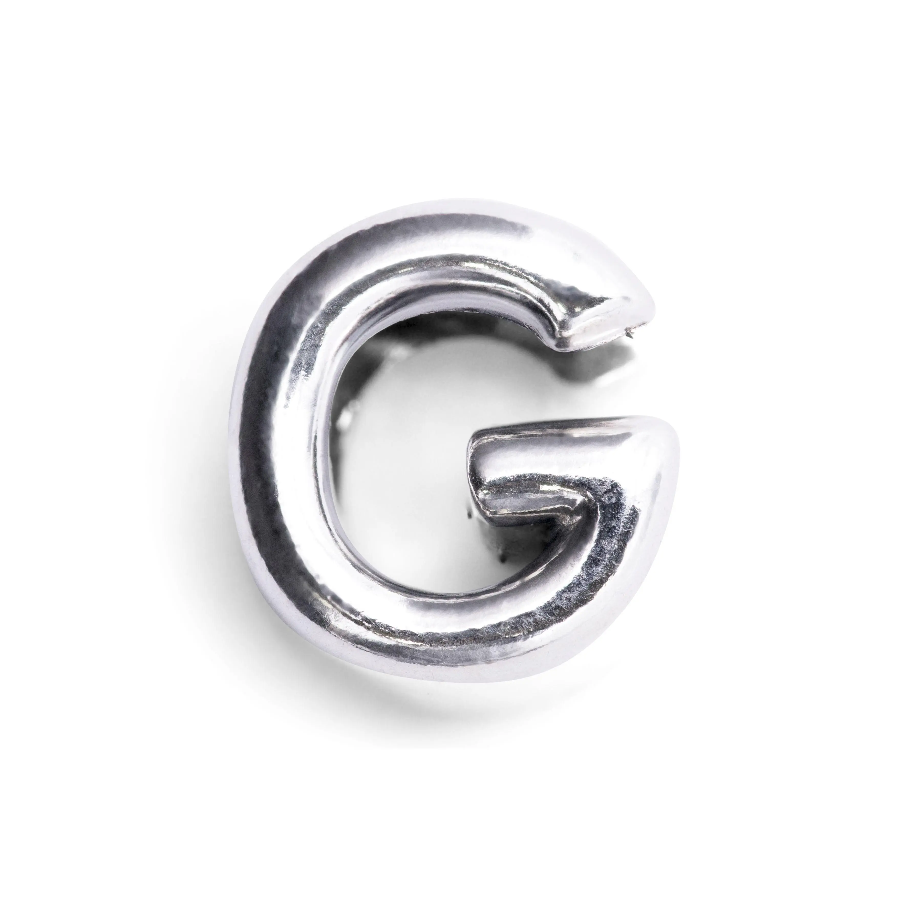 PANDORA Letter G Charm - 797461, Monogram, Personalized Jewelry, Charms & Pendants, All-Silver Charms & Pendants
