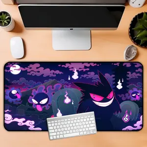 Cute Ghost Night Desk Mat Gaming Mouse Pad XL Smooth Pad