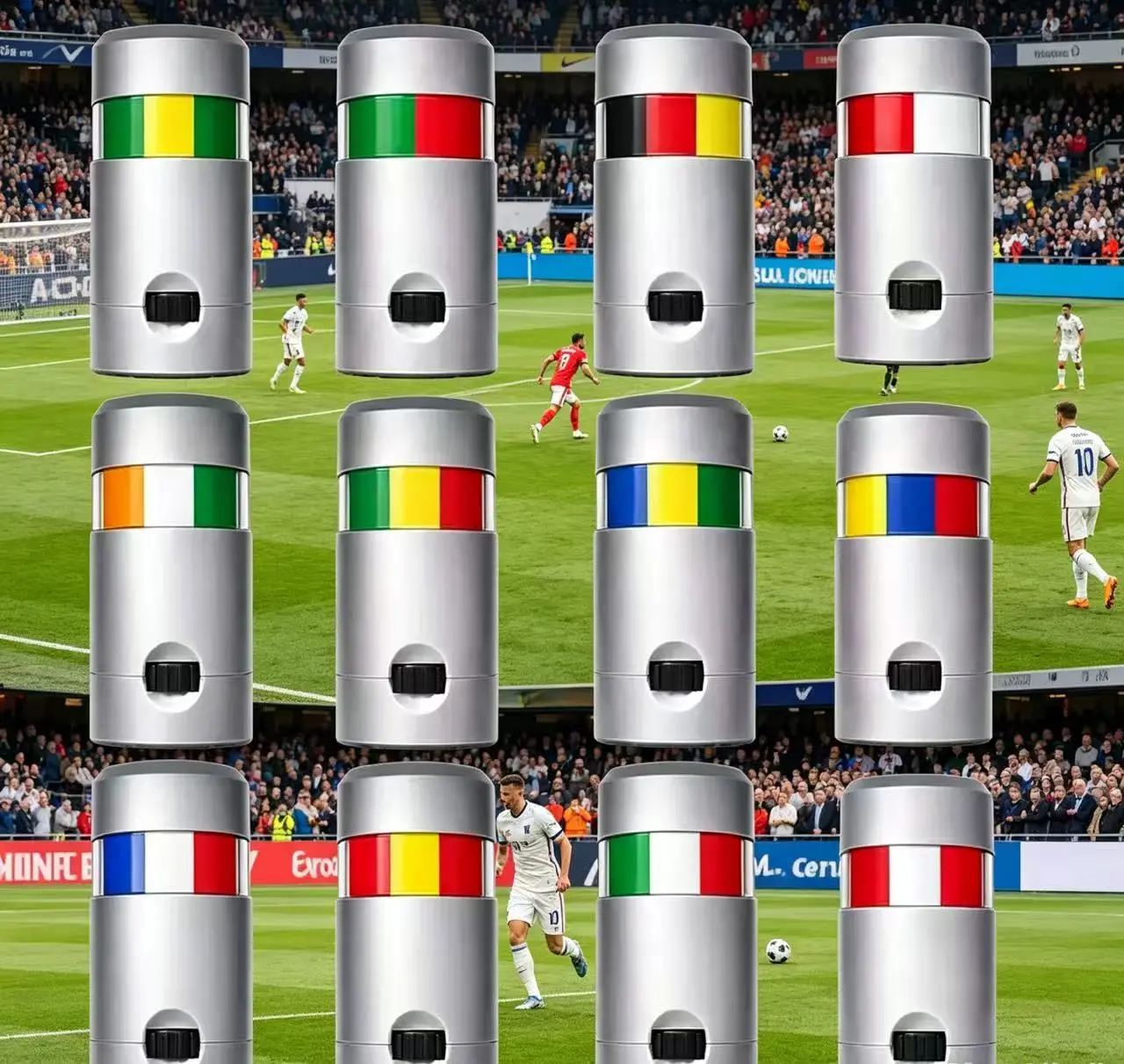 Multi-Country Flag Face Paint Stick for Soccer & Football FansShow Your Team Spirit with National Flag Face Paint for Game DayCountry Flag Face Paint Stick for All Ages, Easy On & Easy Off