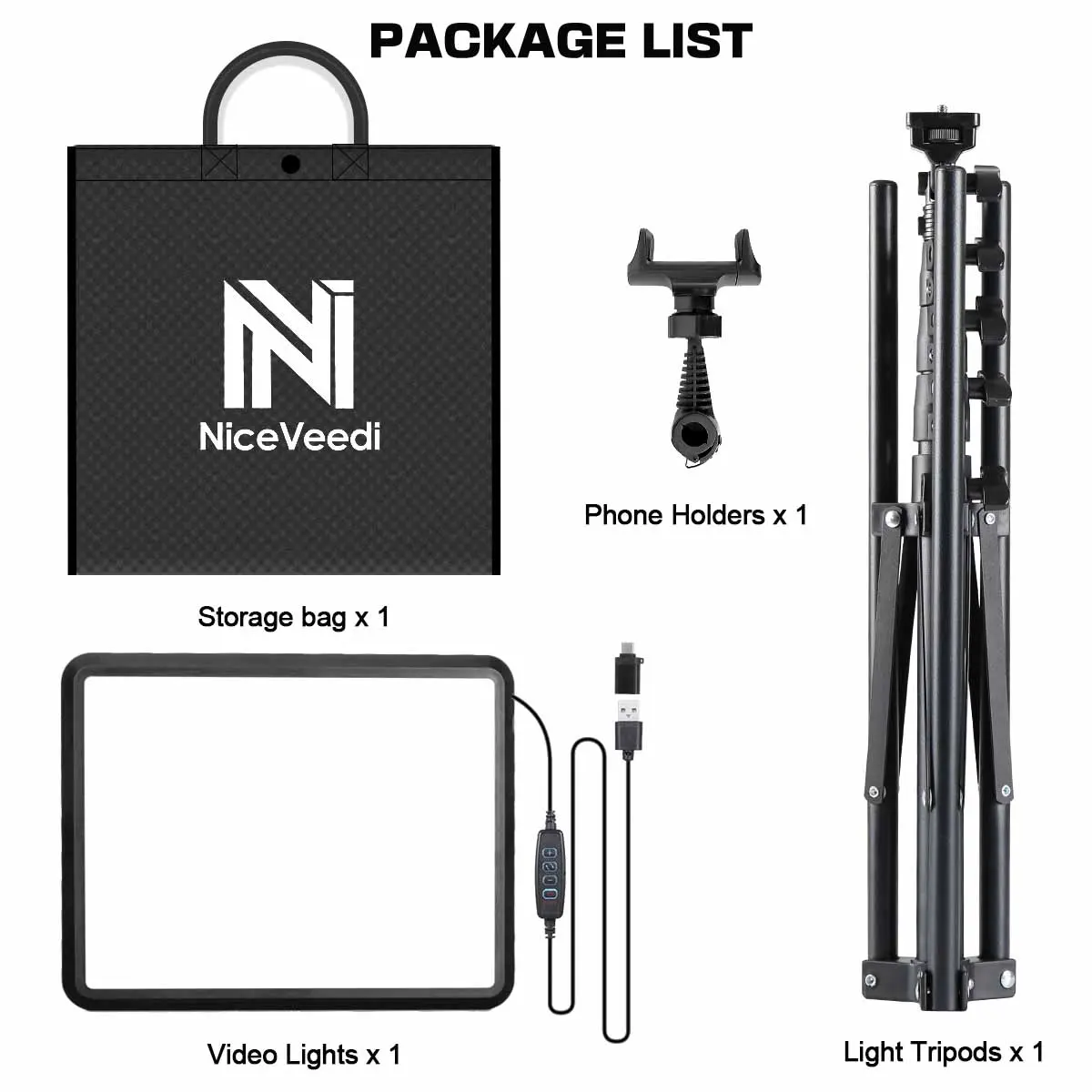 Kit de luz Fotografia LED de Video, 25 cm*20 cm Fotografía LED de 2800-6500 K, l Kit de luz Fotografia LED de Video, 25 cm*20 cm Fotografía LED de 2800-6500 K, l