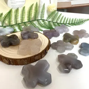 10 Count Agate Crucifix Crystal Healing Stone Home Decoration From IG Crystal