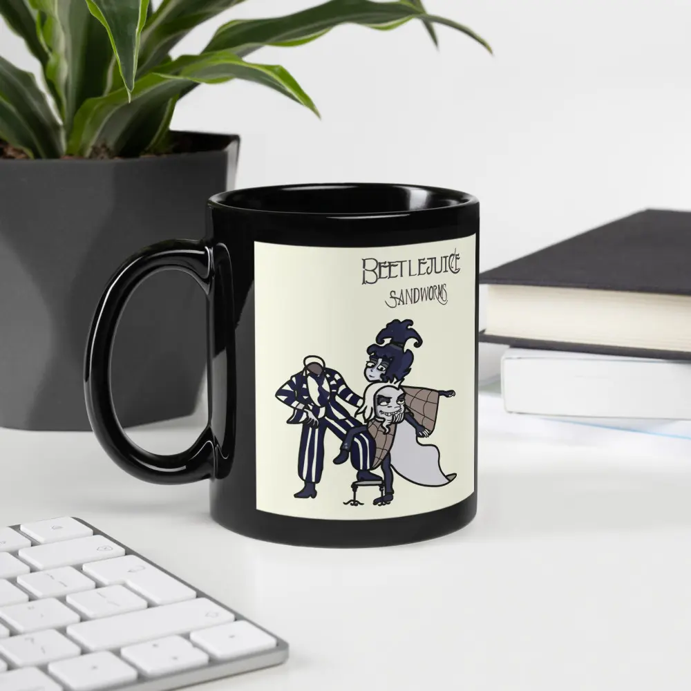 Beetlejuice Sandworms Fleetwood Mac Album Cover Coffee Mug